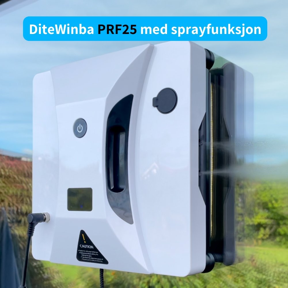 Vindusvaskerobot DiteWinba PRF25 med sprayfunksjon - Dite Norge